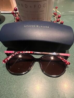 Draper James Women's Plum-Tinted Oval Sunglasses